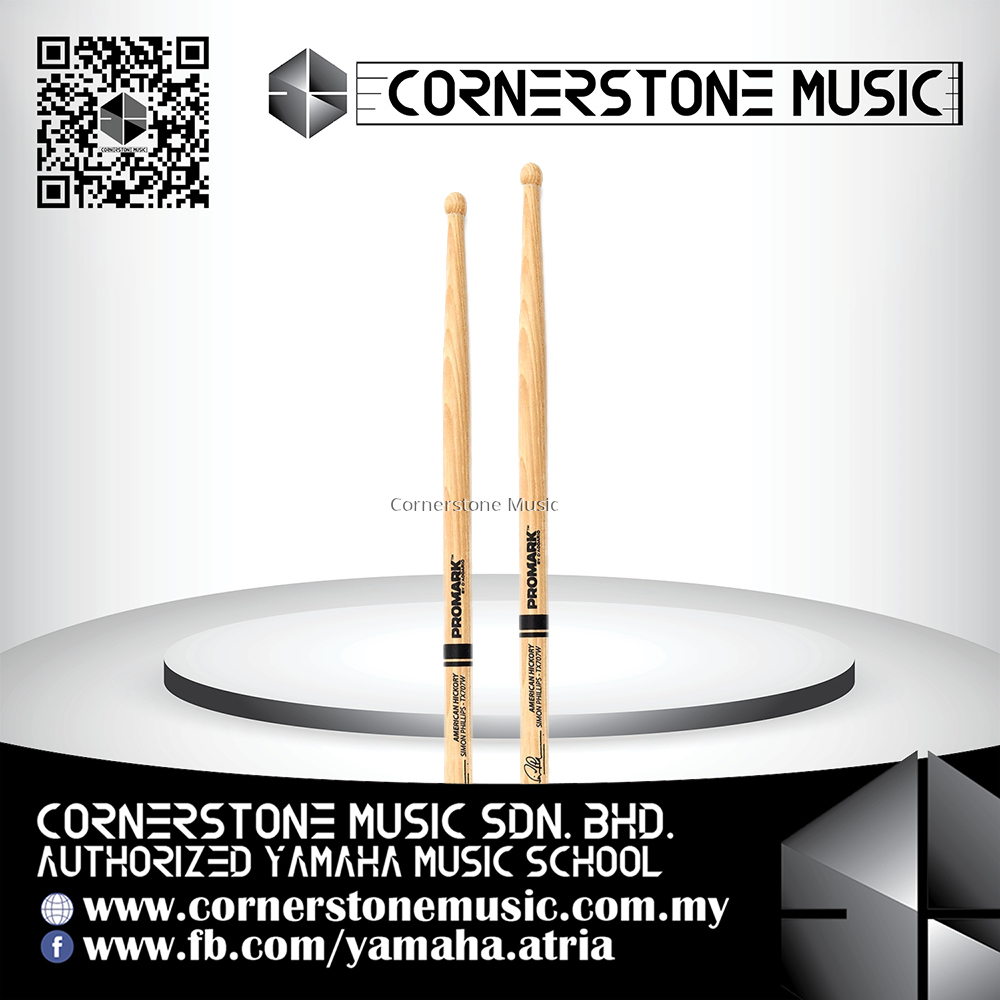 Promark Drum Stick TX707W ( TX707W / TX 707W ) Wood Tip Hickory 707