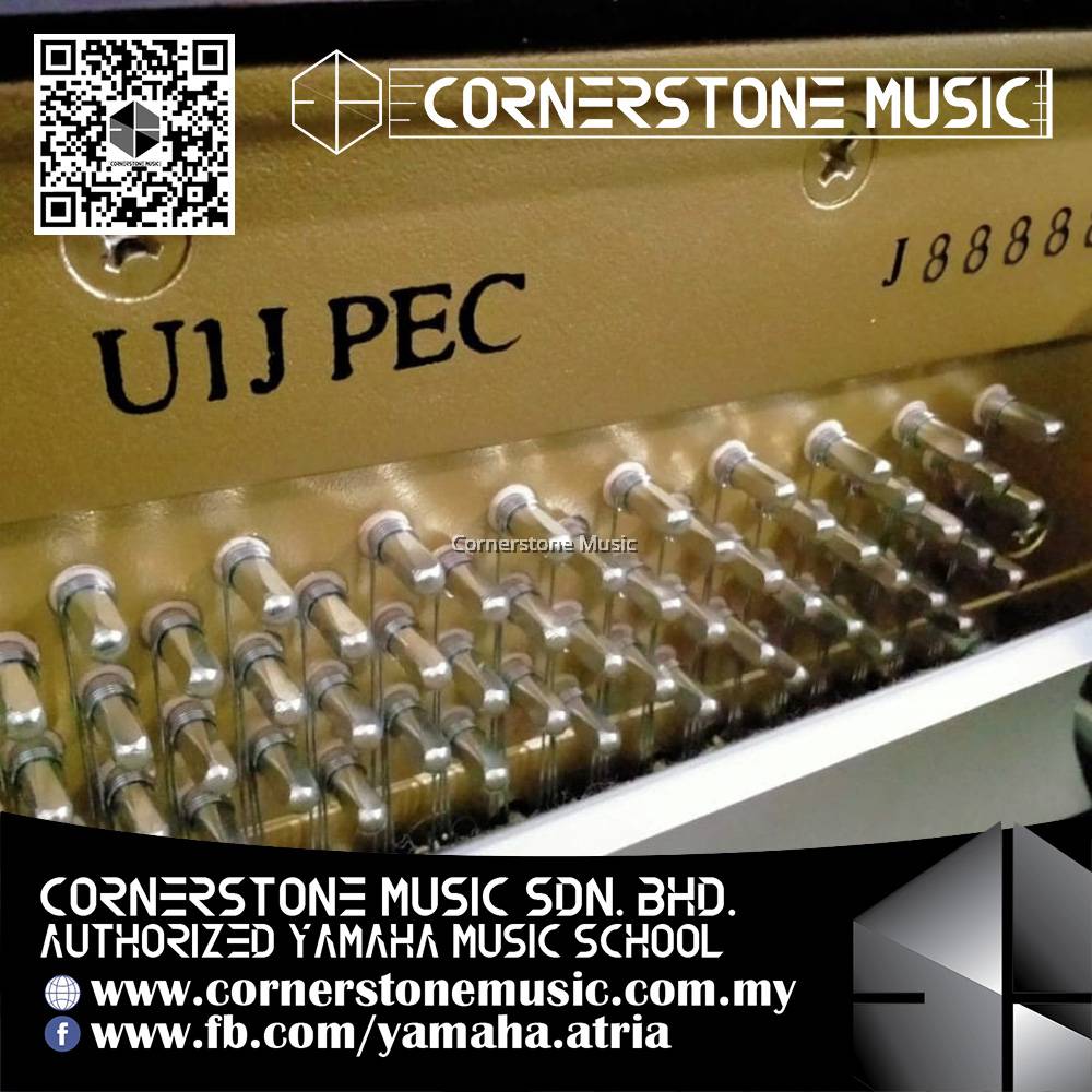 Yamaha Acoustic Upright Piano Exam Model U1JPEC Polished Ebony Chrome